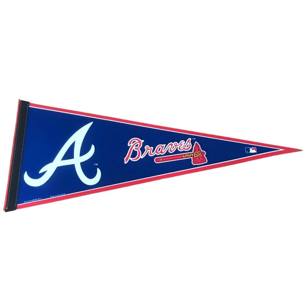Atlanta Braves Pennant MLB 2011 WinCraft Baseball Memrobilia